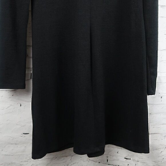 PHILOSOPHY BLACK LONG SLEEVE ROUND NECK MIDI KNIT SWEATER DRESS SIZE SMALL - Picture 9 of 9